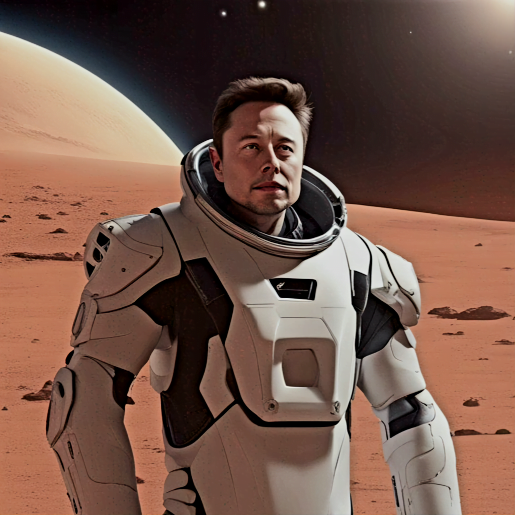 AI image of Elon Musk AI image of Elon Musk